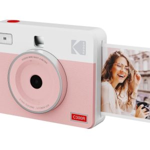 Kodak Instant Camera & Printer Mini Shot RETRO 3 Pink 3x3 (8 sheets)
