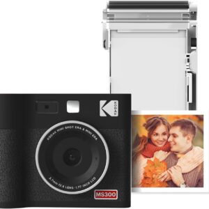 Kodak Instant Camera & Printer ERA Mini Shot 3 MS300B Black (3x3)