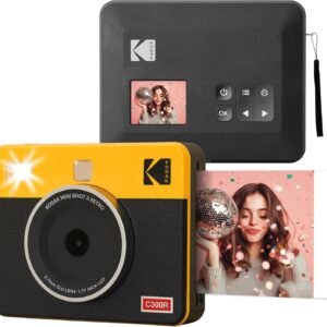 Kodak Instant Camera & Printer RETRO Mini Shot 3 Yellow 3x3 (8 sheets)