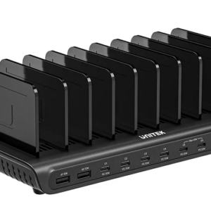 Unitek uCharge 240W 10-Ports Charging Station with 8xUSB-C & 2xUSB-A Max 100W P1230C-UK