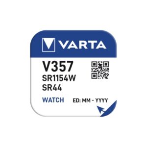 Varta Silver Oxide Coin Cell Battery 357 SR44 SR44W (High Drain)