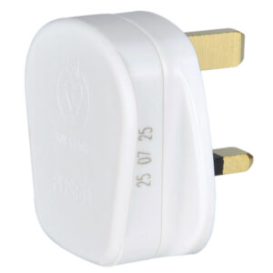 Mercury POWER Mains Plug UK 13A Fuse White 429.801UK
