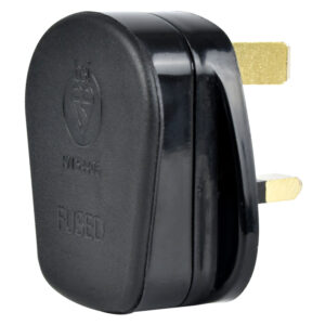 Mercury POWER Mains Plug UK 13A Fuse Black 429.802UK