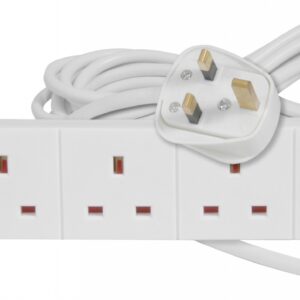 Mercury 4Gang with Surge Protector 2.0m in Polybag 430.009UK