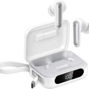 Anker Soundcore P41i T Earbuds with Portable Phone Charger (Built-in) White
