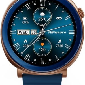 HiFuture Fashion SmartWatch AURORA Blue/Gold