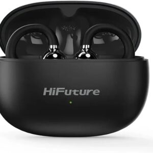 HiFuture FlexClip Black Open Ear Buds with ANC