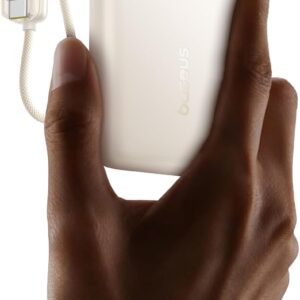 Baseus Powerbank 45W 10000mAh + Display EnerFill FC11 Beige