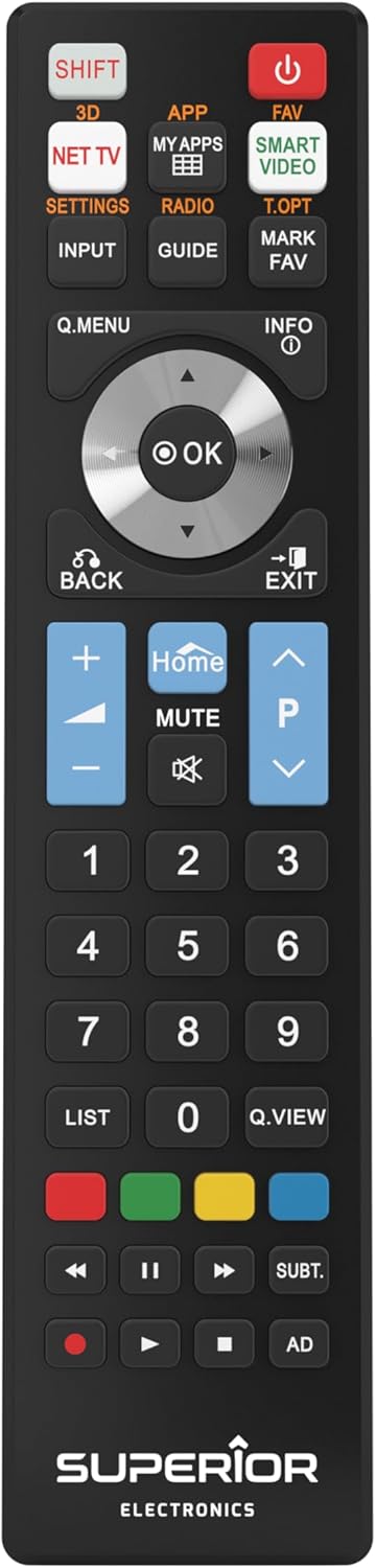 Superior LG Replacement TV Remote Control with Smart Functions