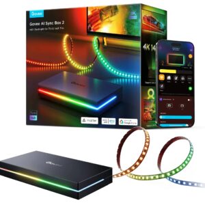 Govee TV AI Sync Box w/Strip Light for 75-85" Max 8K 240HZ (Matter) (UK)