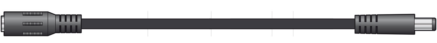 Mercury DC Extension Lead 2.1mm 3m 660.466UK