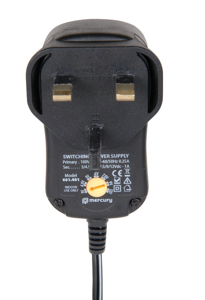 Mercury Switch-Mode Power Supply 1000mA 661.401UK
