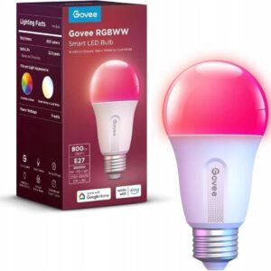 Govee Bulb Ceiling E27 Smart LED 800 Lumens RGBWW H6004CC1