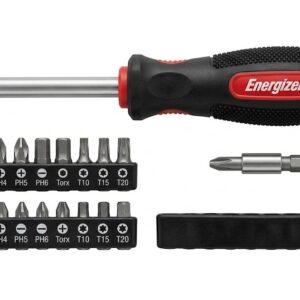 Energizer Power Tool Manual Screwdriver Set With 18 Bits