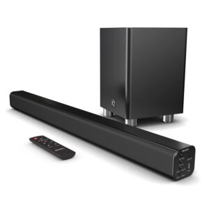Majority K2 150W Soundbar with Wireless Subwoofer and BT,USB,Optical,HDMI (EU)