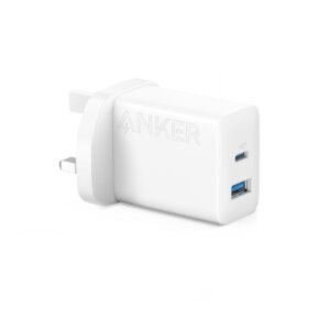 Anker Mobile Charger Wall 20W Powerport 2 Ports White