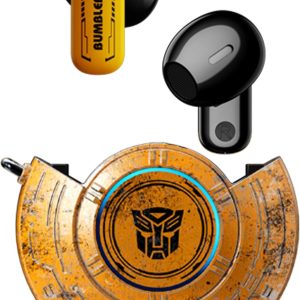 Transformers TWS Earphone, Low Latency, Game/Music Modes, TF-T31 Yellow