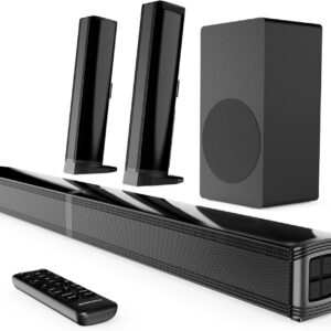 Majority Oakcastle SB80 XTRA Split 2in1 Bar/Speakers 200W Soundbar 2.1 with Sub BT,HDMI,USB