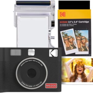 Kodak Instant Camera & Printer ERA Mini Shot 2 MS200B Black (2.1x3.4)
