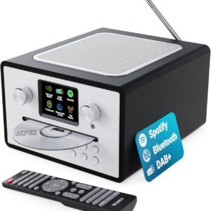 Majority Radio HOMERTON 2 FM,CD Player,BT,Spotify,USB Black