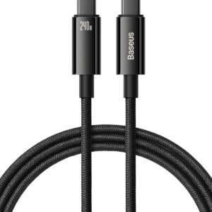 Baseus Cable USB-C to USB-C Tungsten Gold 240W 2.0m Blk