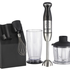 Gorenje Kitchen Blender Hand Mixer & Chopper 800W + Stand HBC807QB Black