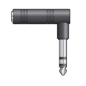 QTX Adaptor 6.3mm Right Angle Female to Male 758.334UK