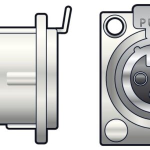 Neutrik NC3FD-LX XLR Socket PCB 761.660UK