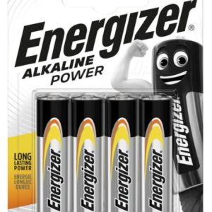 Energizer Alkaline Power AA Batteries (4pcs)
