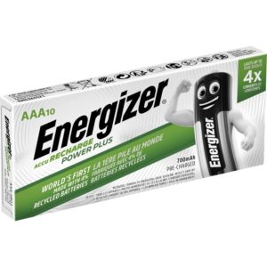 Energizer Power Plus Rechargeable AAA Batteries 700 mAh (10pcs)