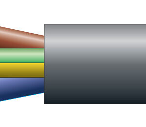 Mercury Mains Power Cable 3-Core 10A 1.0mm 100m Black 804.344UK