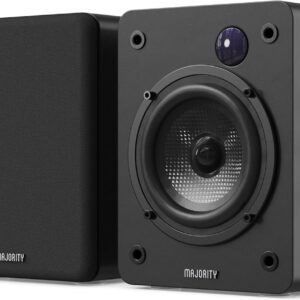 Majority Speakers Active D50X 60W 2.0 BT/USB/Optical/HDMI ARC Black (pair)