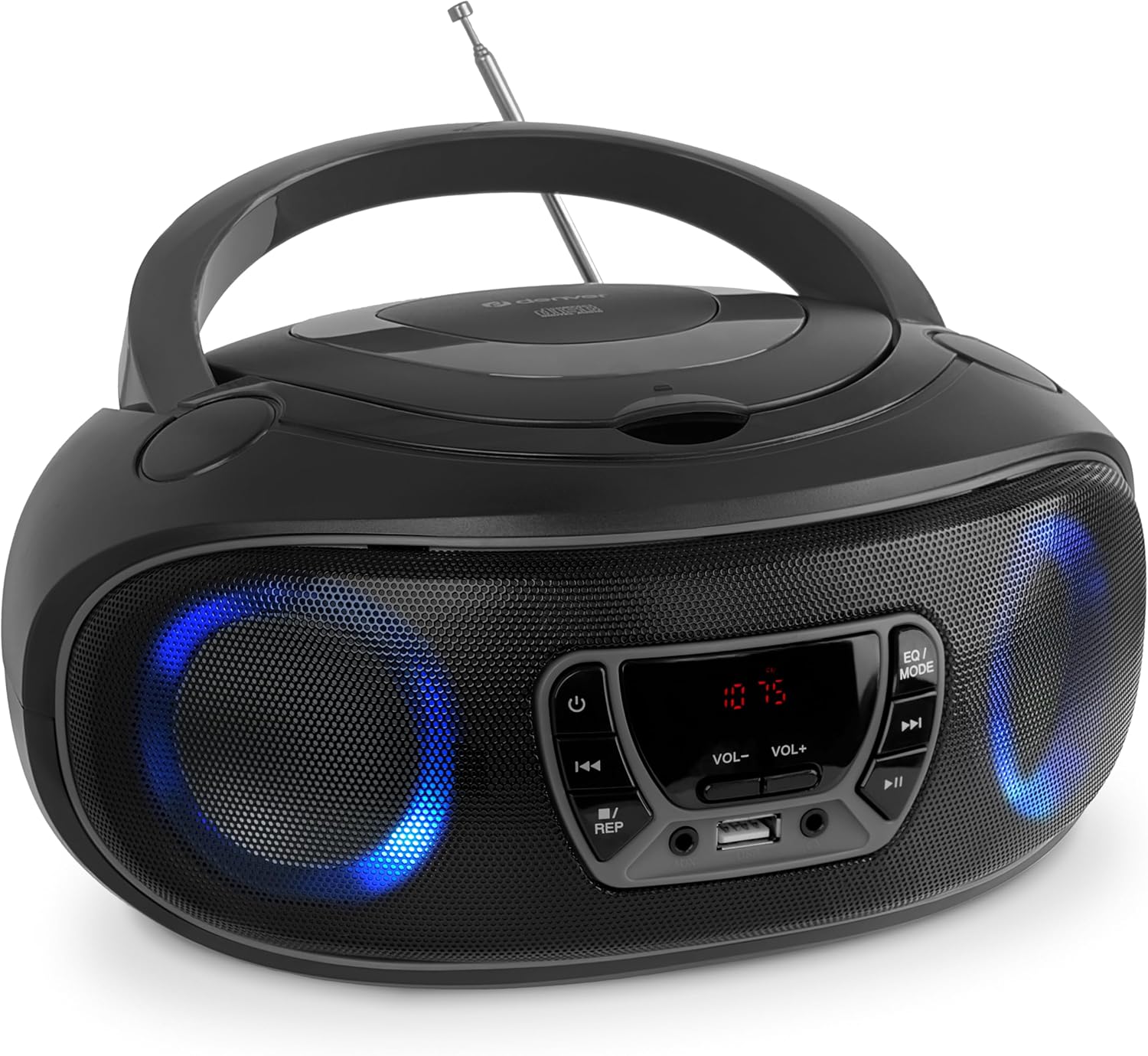 Denver Boombox CD FM BT USB TCL-212BTGR Grey