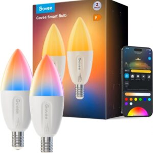 Govee Bulb Ceiling E14 Smart LED 9W RGBWW (Pack of 2) B600CCC1