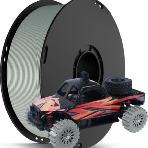 Anycubic ABS Filament Grey 1Kg. Ideal Usage: Automotive components, moving mechanical parts, electronic enclosures, and classic LEGO-style bricks.
