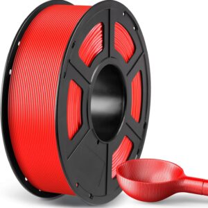 Anycubic ASA Filament Red 1Kg. Ideal Usage: Outdoor sensor housings, marine equipment, car exterior parts, and garden fixtures.