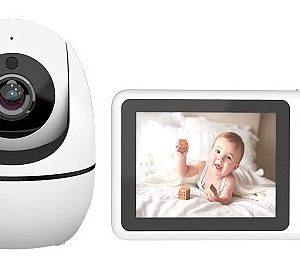 Bonoch BBM12 Portable Baby Monitor 3.2'' and PT Camera with Audio