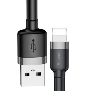 Baseus Cafule Braided Lightning Cable 2.4A 0.5m Grey