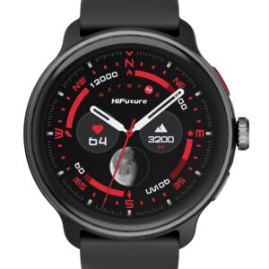 HiFuture VELA Adventure GPS SmartWatch with AMOLED Black