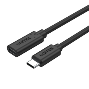Unitek C14086BK USB3.2 USB-C Male to USB-C Female Extension Cable PD100W 50cm