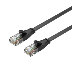 Unitek C1809GBK Flat Patch Cable CAT6 Black 1.0m