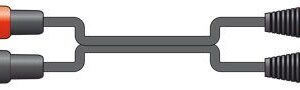 Chord Classic 2 XLRM - 2 x 6.3mm 1.5m 190.034UK