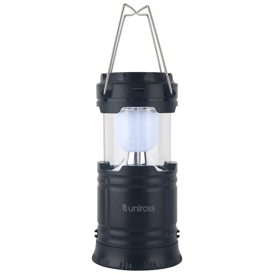 Uniross ULSA05 Solar & USB Rechargeable 360 degrees Lantern with Powerbank