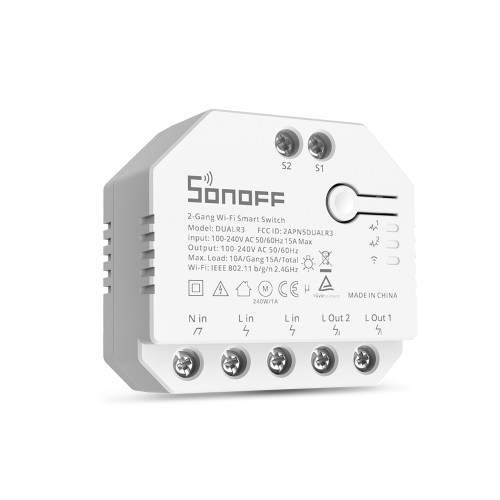 Sonoff Dual R3 Dual Relay-Power Metering Wifi Smart Switch