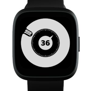 HiFuture EDGE Black Compact & Lightweight SmartWatch for Smaller Wrists, Wireless Calling, 7 Day Battery, 1ATM