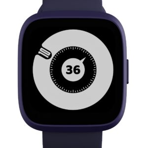 HiFuture EDGE Purple Compact & Lightweight SmartWatch for Smaller Wrists, Wireless Calling, 7 Day Battery, 1ATM