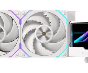 Einarex CPU Liquid Cooler 2xFans LED Display VERTEX 240mm White