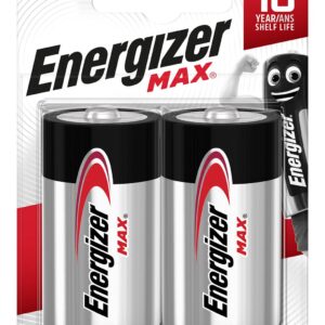 Energizer Batteries Alkaline D (2pcs) Alkaline MAX