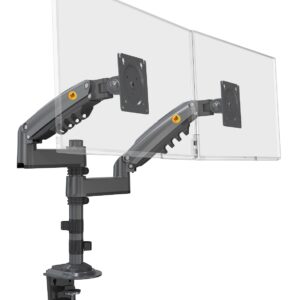 NBMounts H180 Twin Arm Gas Desktop Monitor Mount (upgraded version)