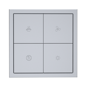 HDL Panel Smart Tile Series 8 Button Space Gray